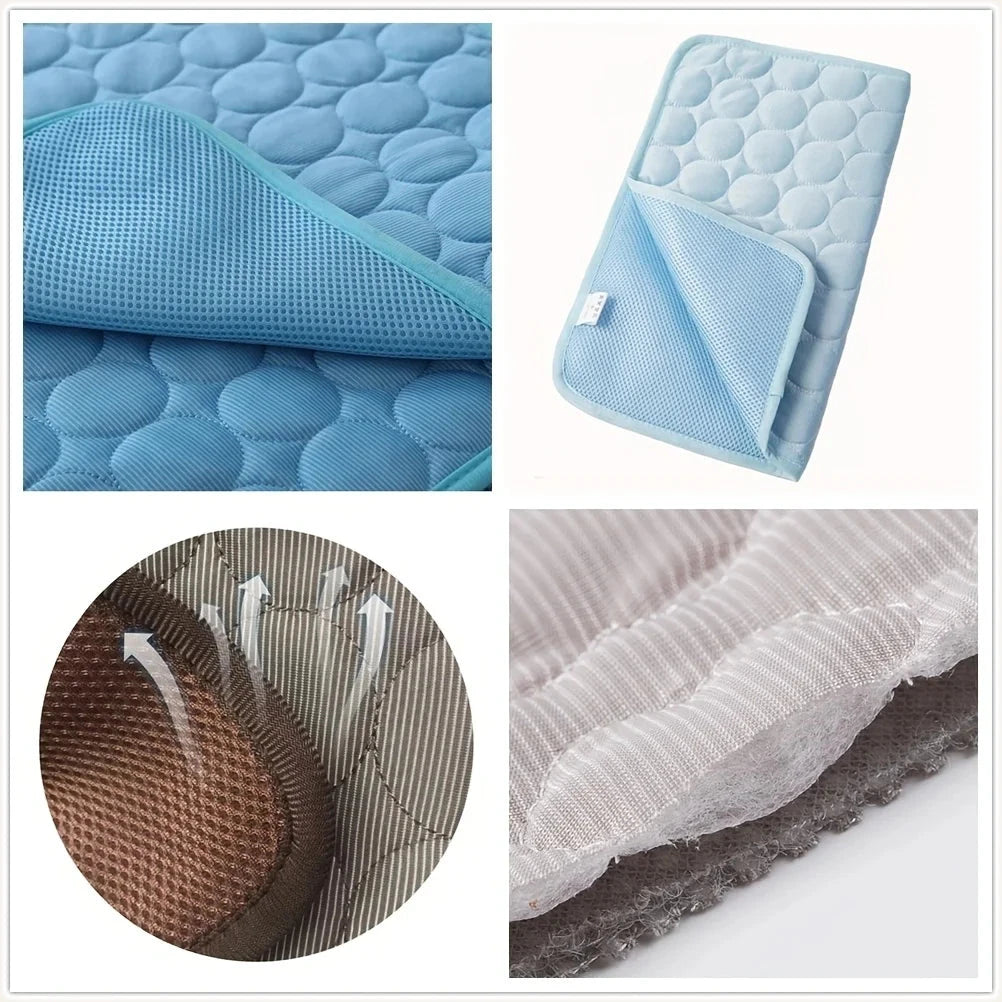 Ice-Silk Dog Cooling Mat