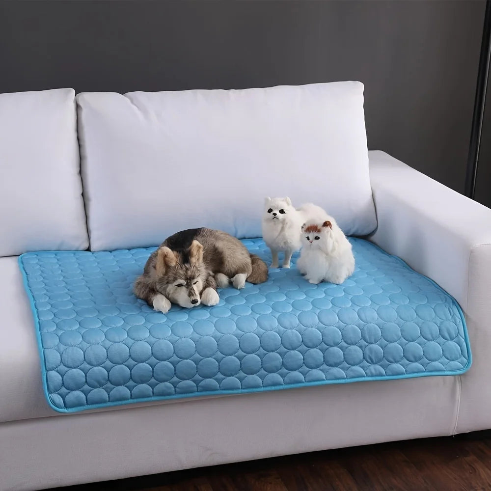 Ice-Silk Dog Cooling Mat