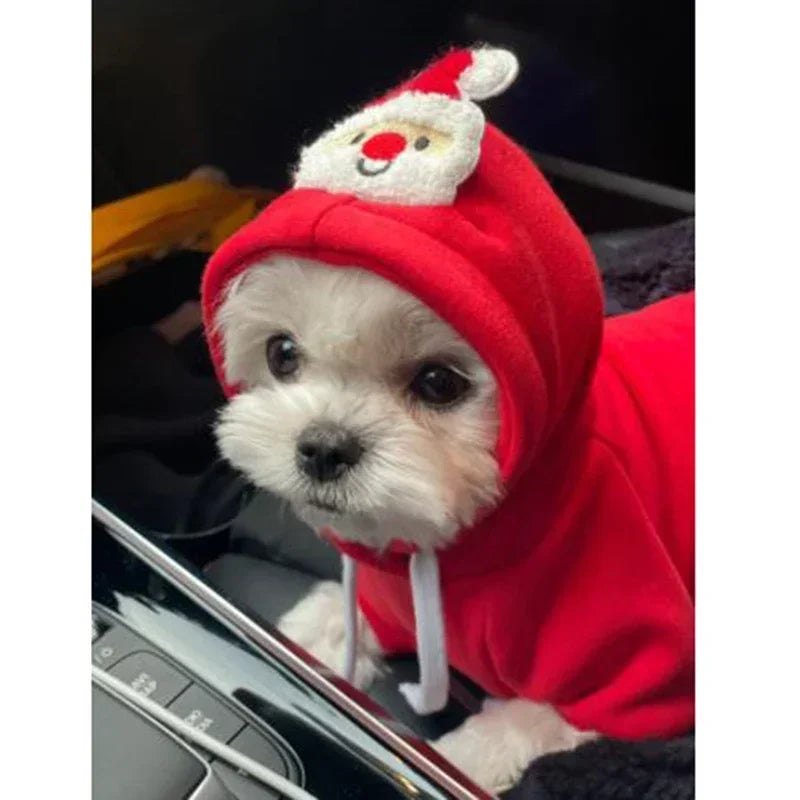 Christmas Fleece Dog Outfit