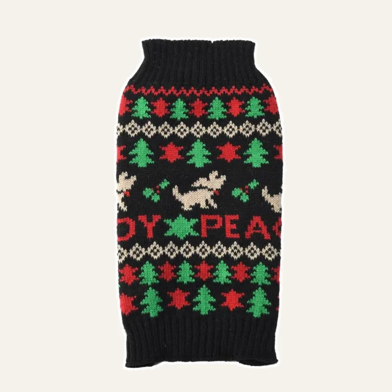 Christmas Knit Dog Sweater