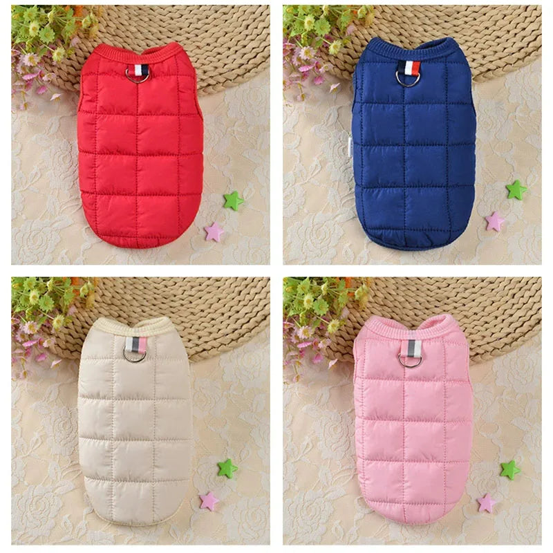 Quilted Puffer Dog Vest – detail view 4