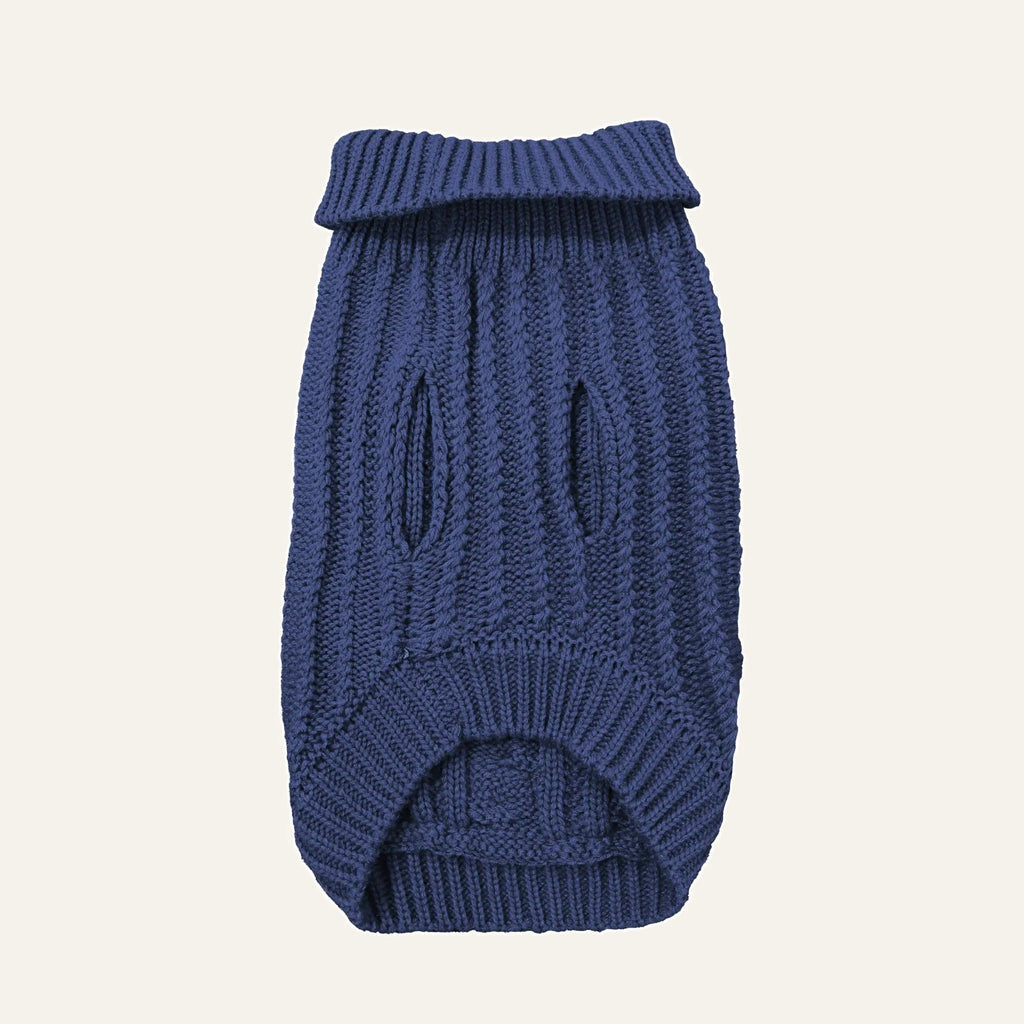 Cosy Cable Knit Dog Sweater