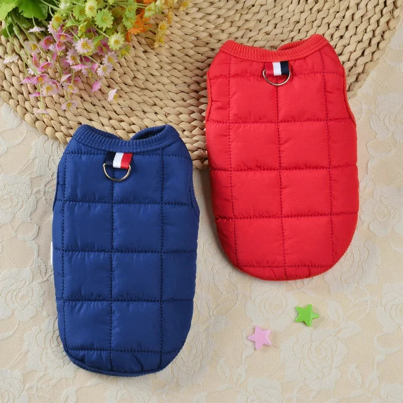 Quilted Puffer Dog Vest – detail view 3