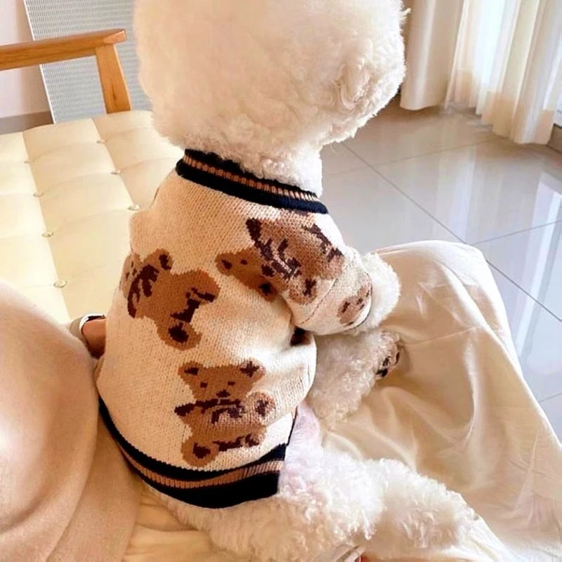 Knit Dog Cardigan
