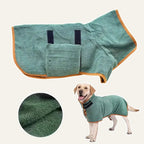 Quick-Dry Dog Bathrobe