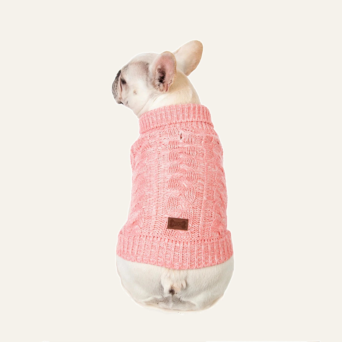 Cosy Cable Knit Dog Sweater