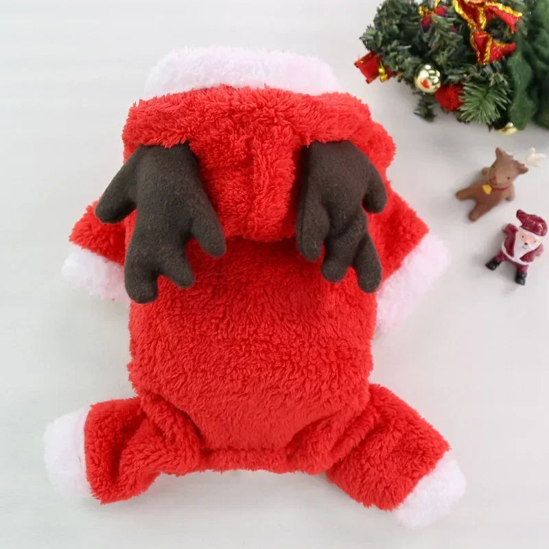 Christmas Fleece Dog Outfit