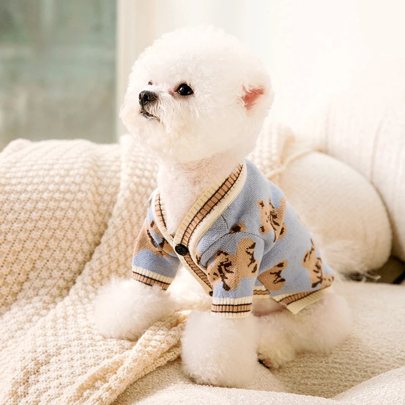 Knit Dog Cardigan