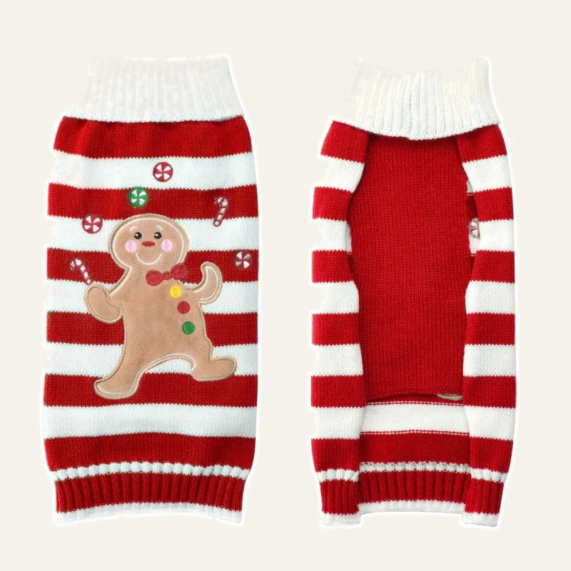 Christmas Knit Dog Sweater