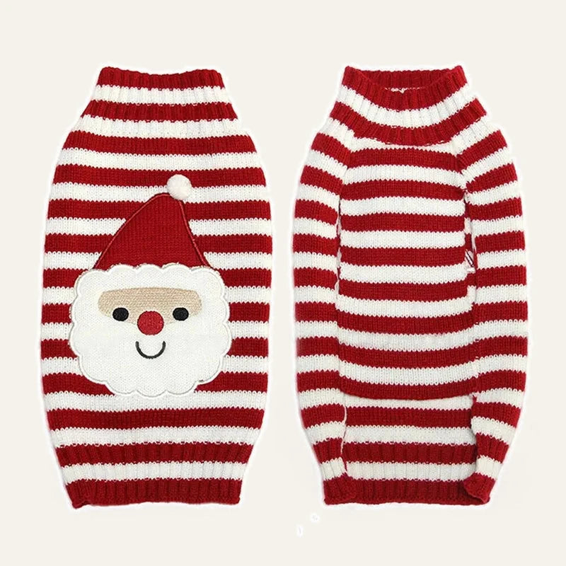 Christmas Knit Dog Sweater