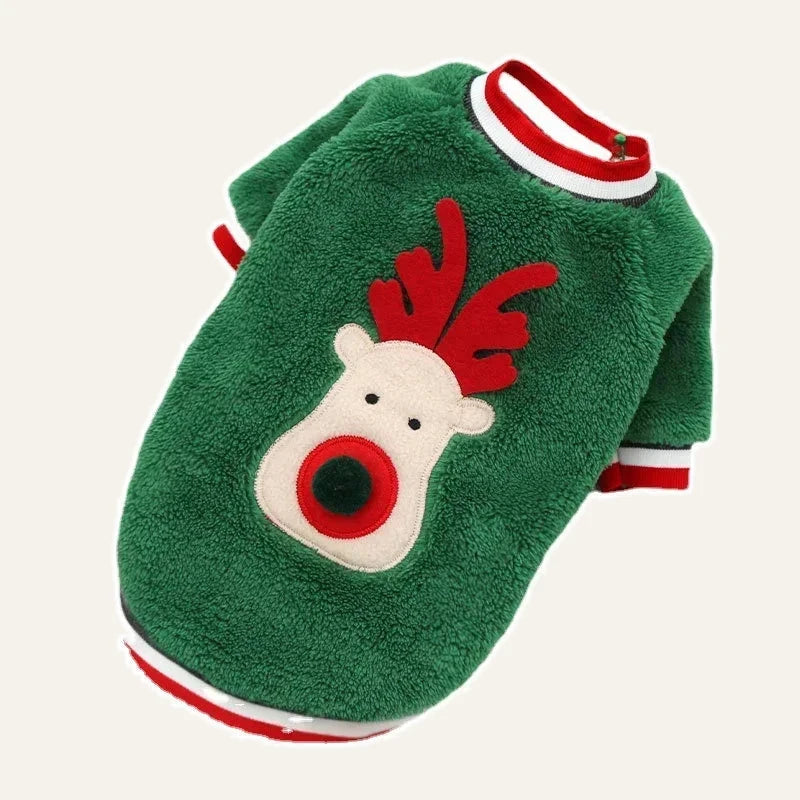 Christmas Fleece Dog Outfit