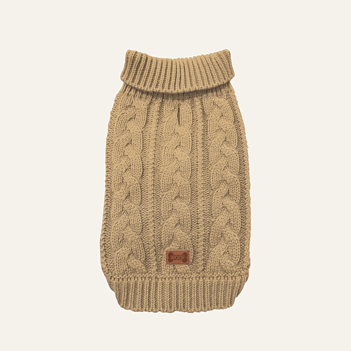 Cosy Cable Knit Dog Sweater