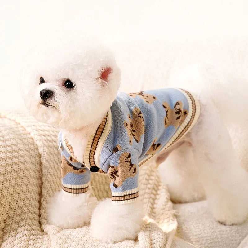 Knit Dog Cardigan