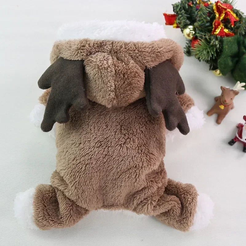 Christmas Fleece Dog Outfit