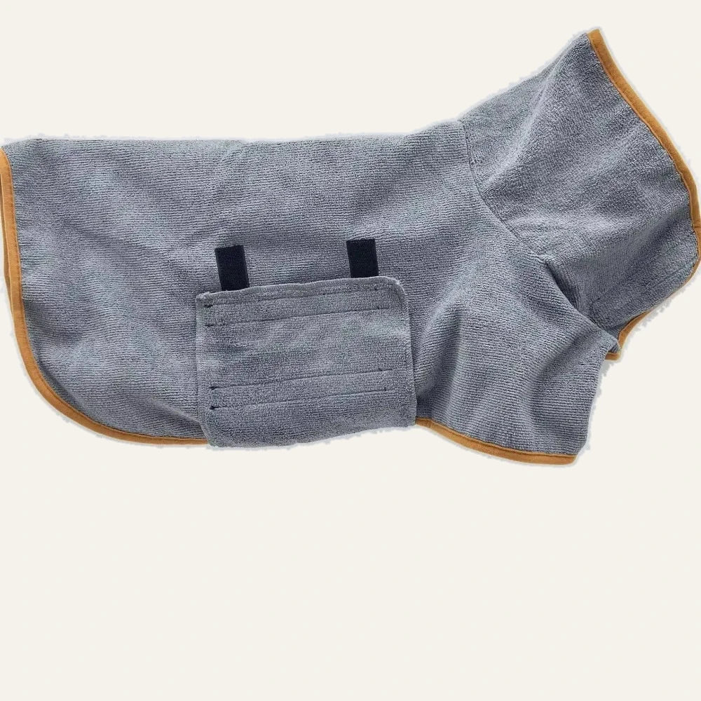 Quick-Dry Dog Bathrobe