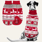 Reindeer Christmas Sweater for Medium & Large Dogs