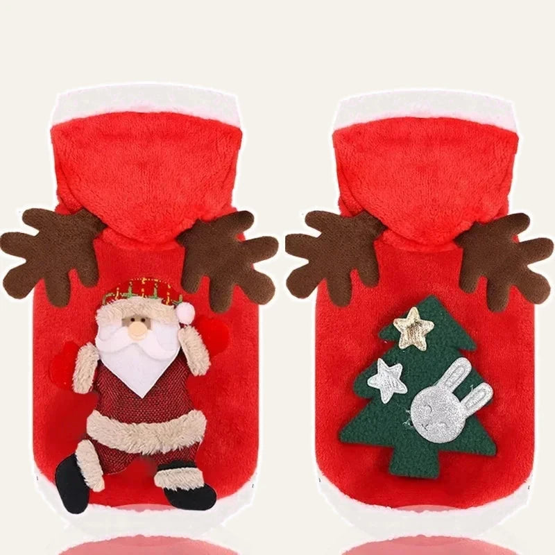 Christmas Fleece Dog Outfit