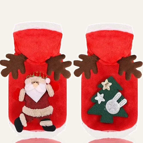 Christmas Fleece Dog Outfit