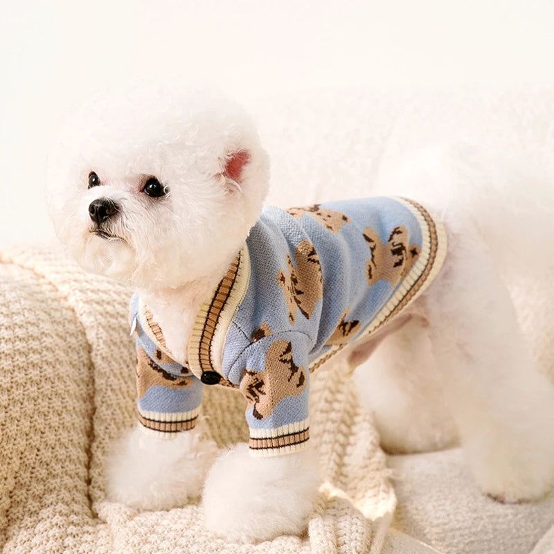Knit Dog Cardigan