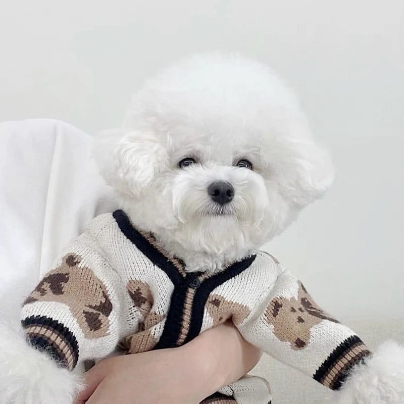 Knit Dog Cardigan