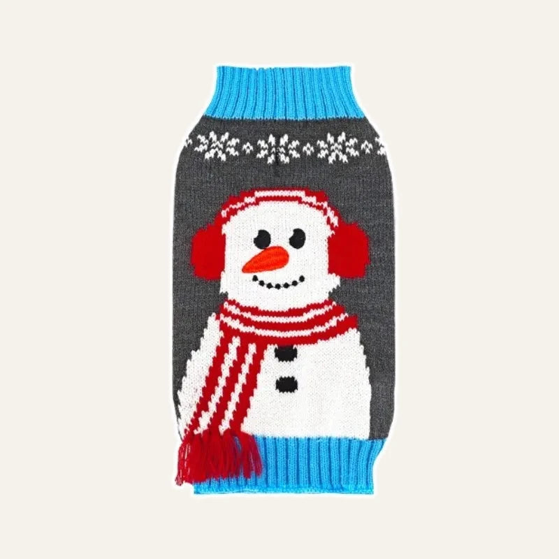 Christmas Knit Dog Sweater