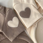 Heart Patch Dog Sweatshirt – detail view