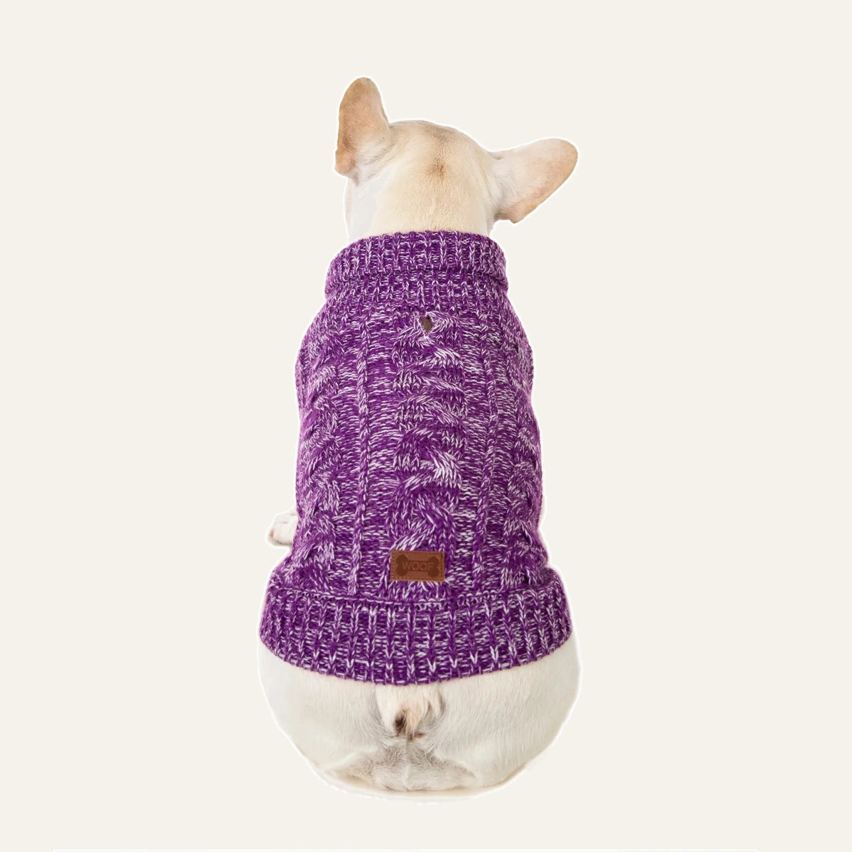 Cosy Cable Knit Dog Sweater