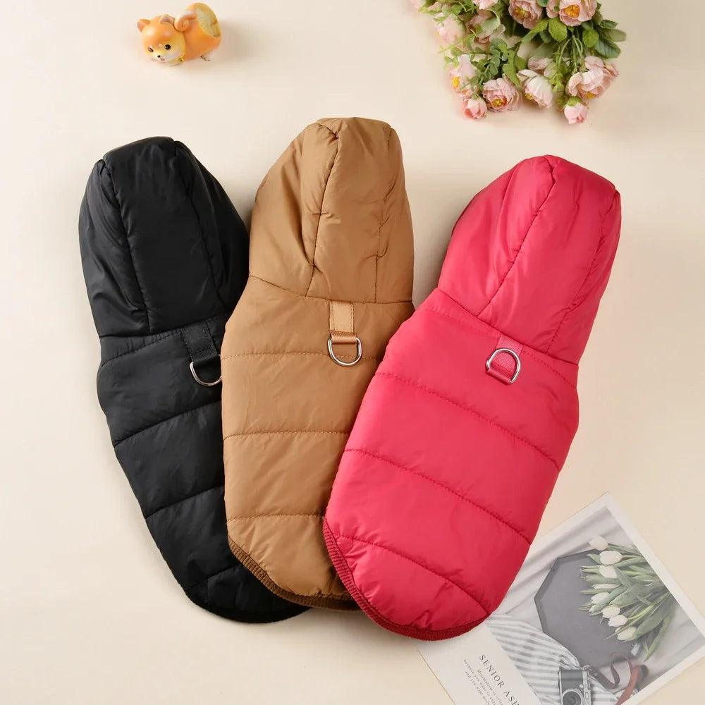 Hooded Fleece-Lined Dog Parka – detail view 2