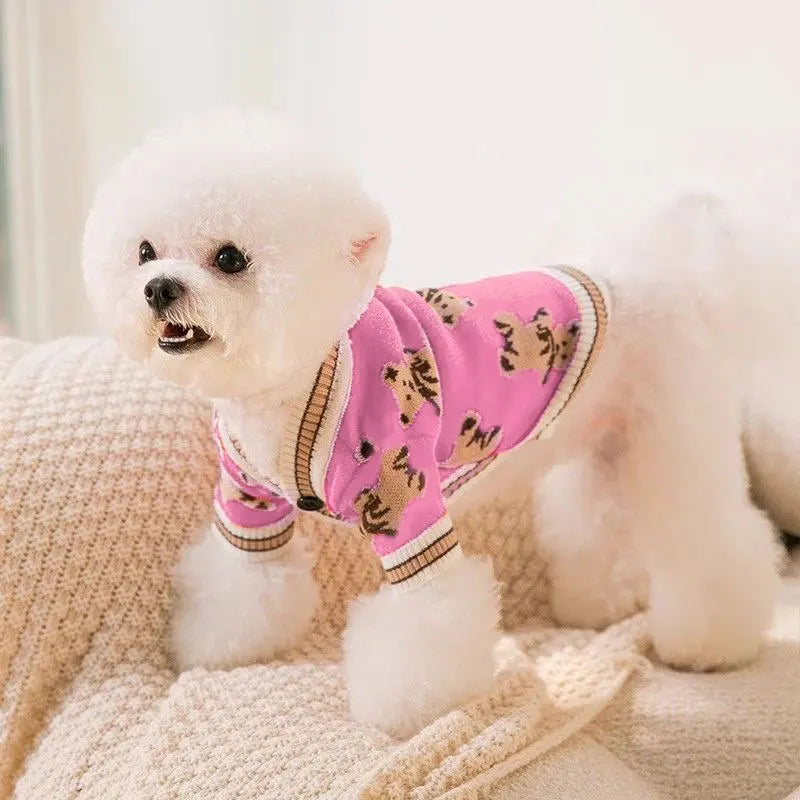 Knit Dog Cardigan