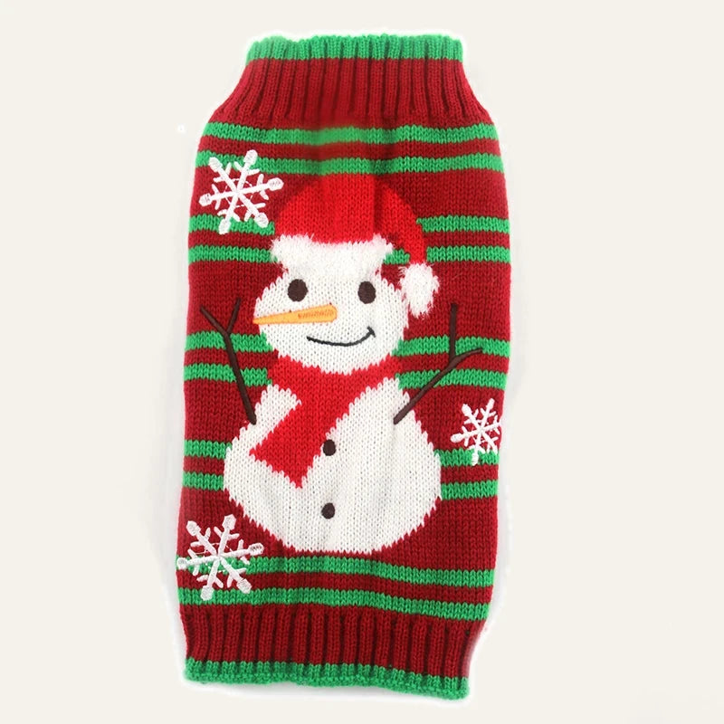 Christmas Knit Dog Sweater