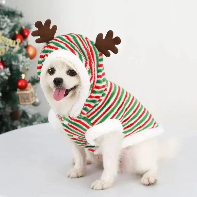 Christmas Fleece Dog Outfit