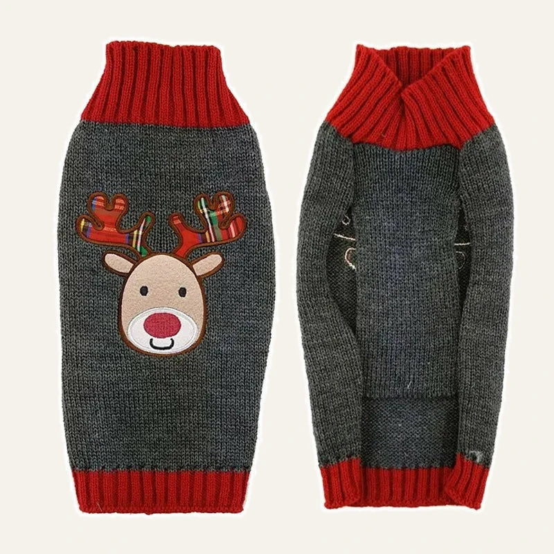 Christmas Knit Dog Sweater
