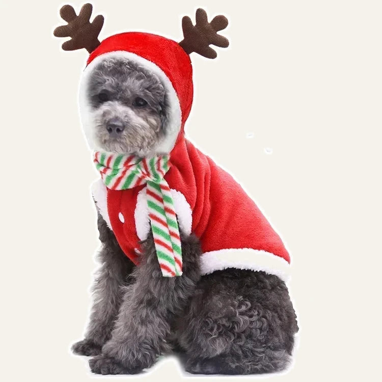 Christmas Fleece Dog Outfit