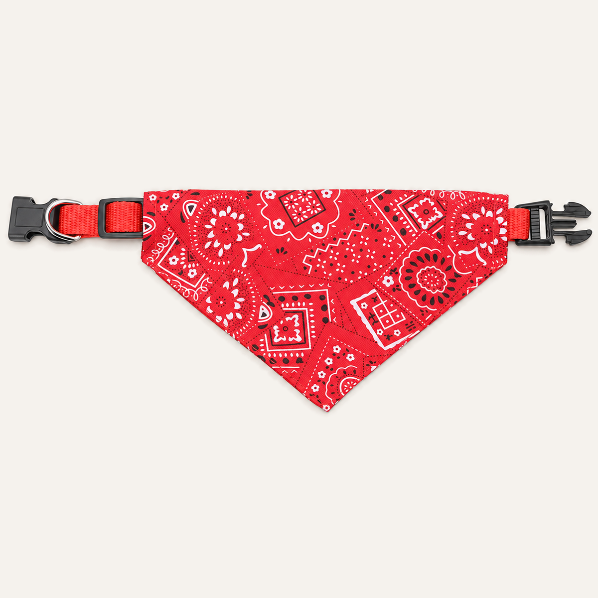 Adjustable Dog Bandana in Red