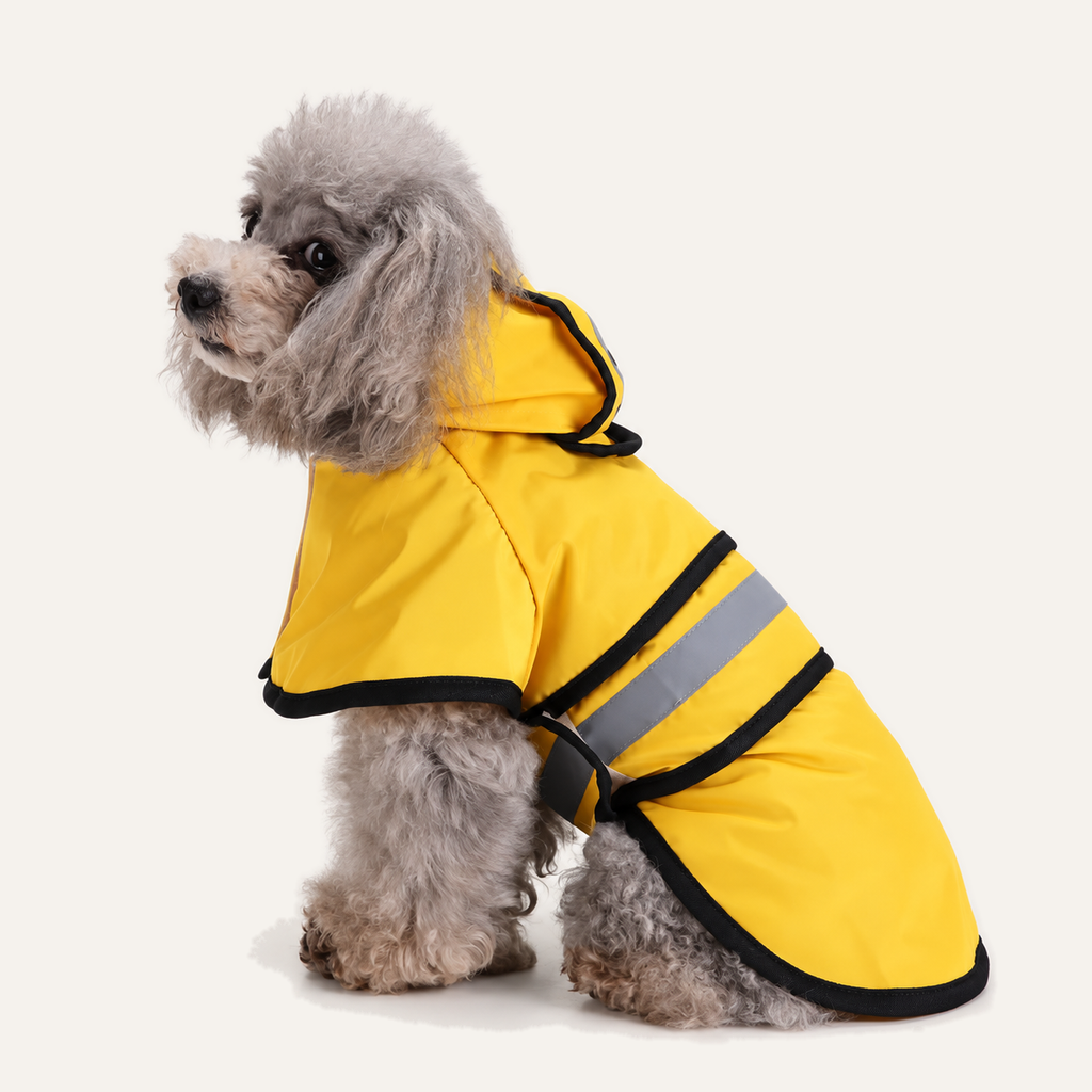 Adjustable Waterproof Dog Raincoat – detail view 3