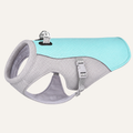 Dog Cooling Vest with Lead Clip in Blue