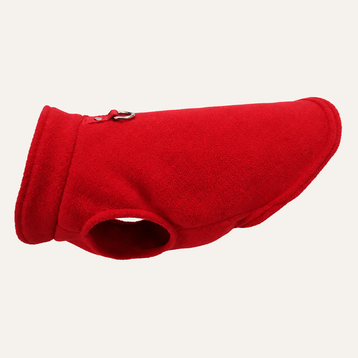 Fleece Dog Vest with D-Ring in Red