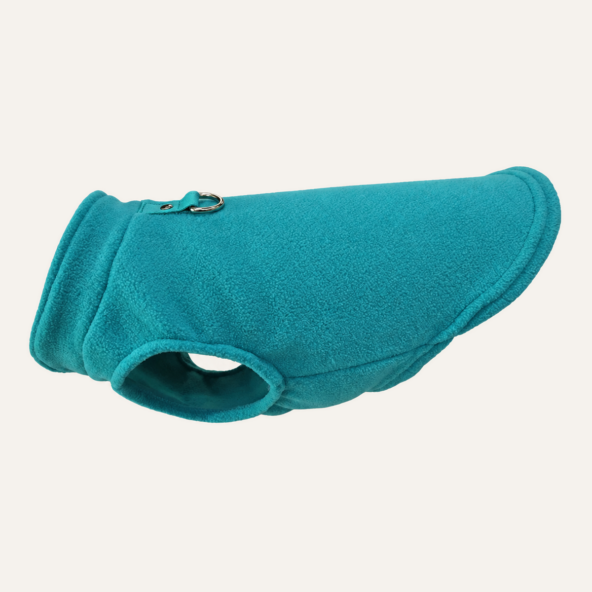 Fleece Dog Vest with D-Ring in Light Blue
