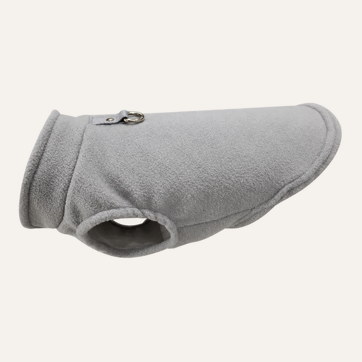 Fleece Dog Vest with D-Ring in Grey