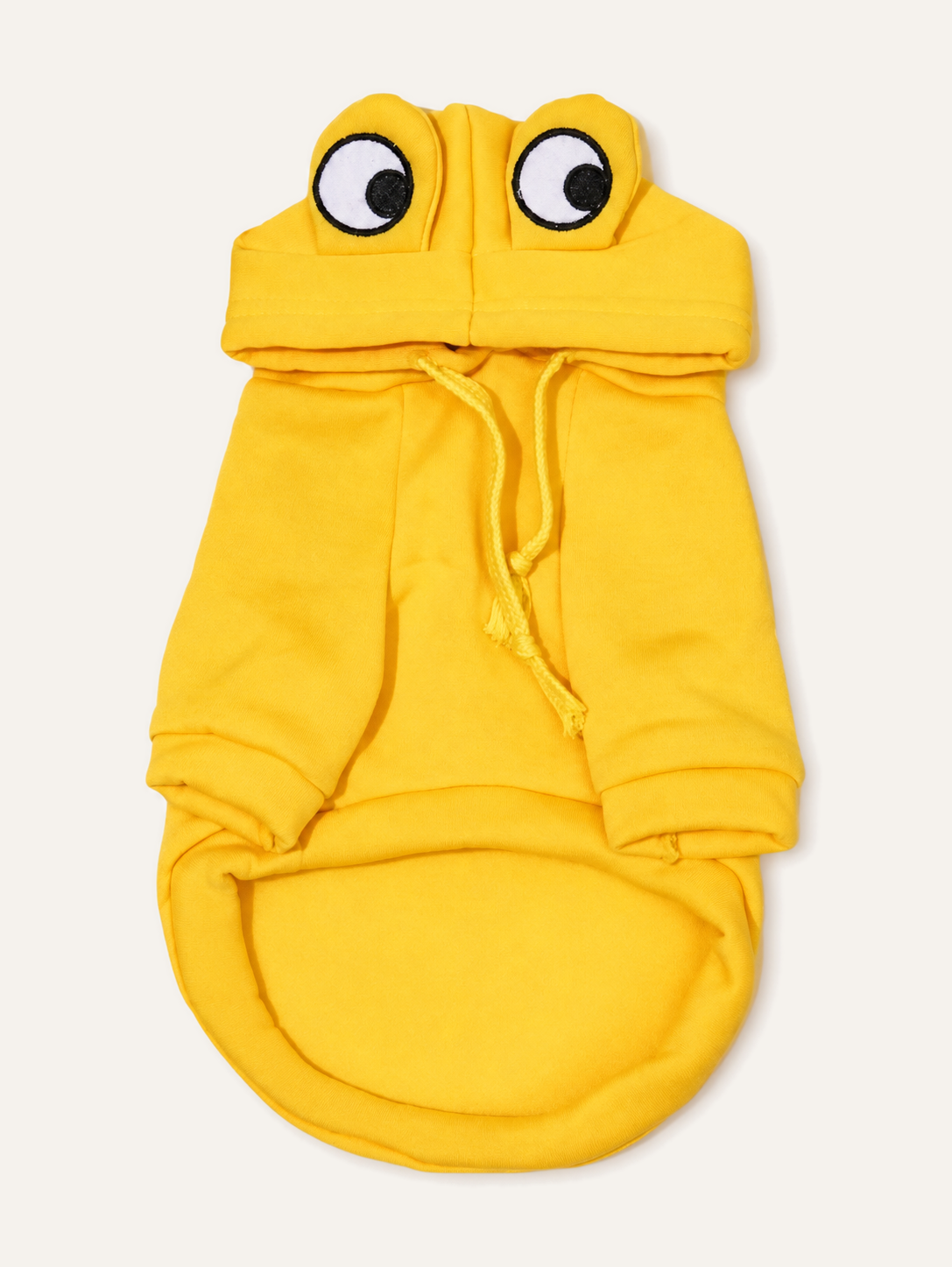 Frog Dog Hoodie in Yellow