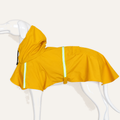 Hooded Cloak Raincoat for Large Dogs in Yellow