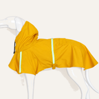 Hooded Cloak Raincoat for Large Dogs in Yellow