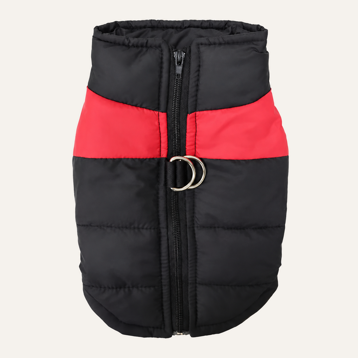 Water-Resistant Padded Dog Vest in Red