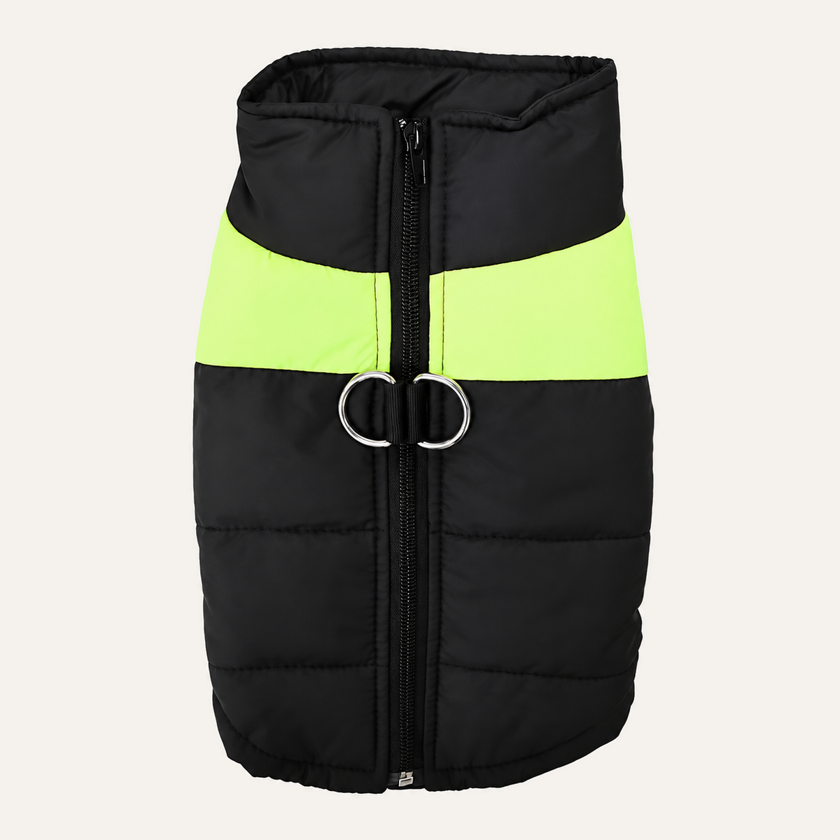Water-Resistant Padded Dog Vest in Green